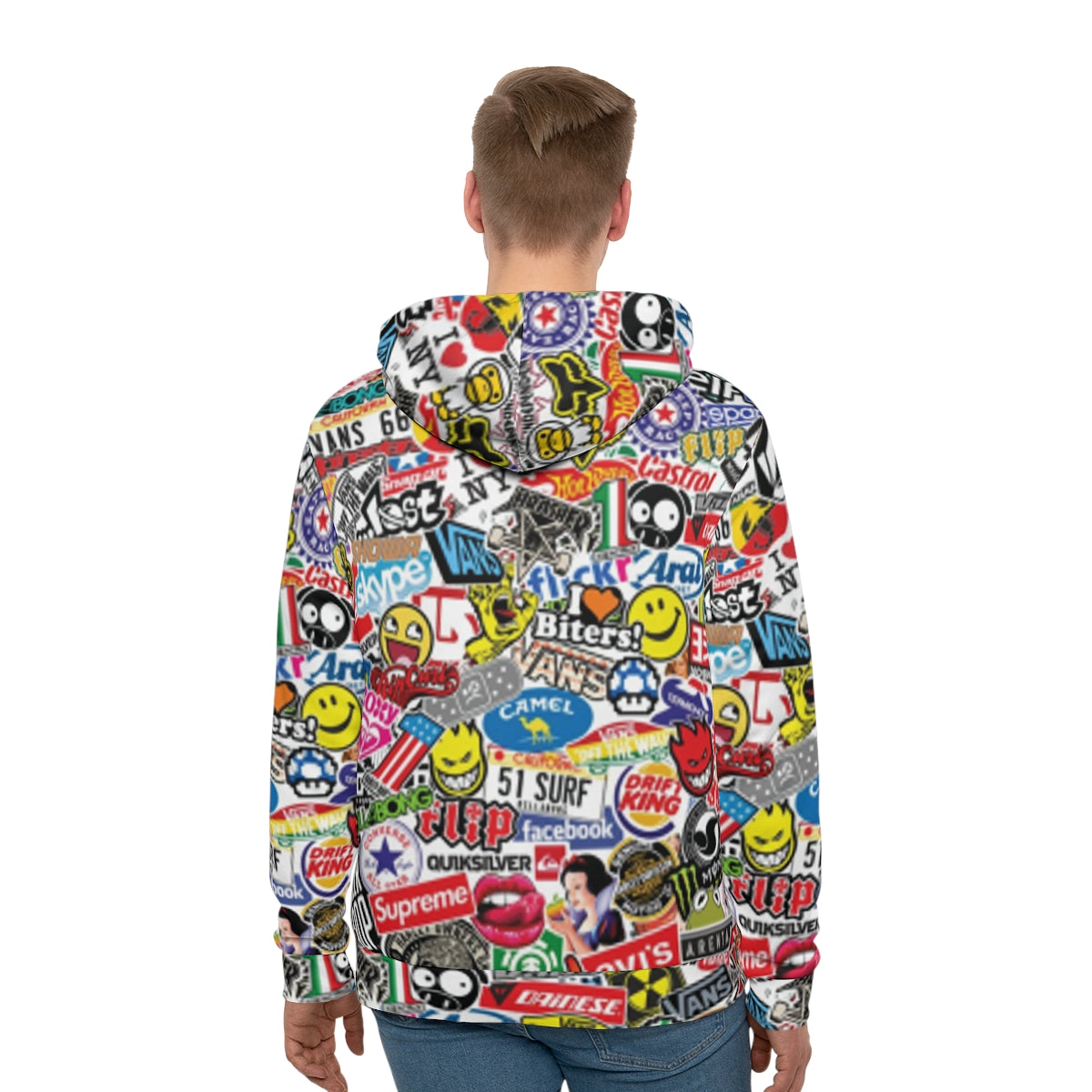 Men's All-Over-Print Hoodie