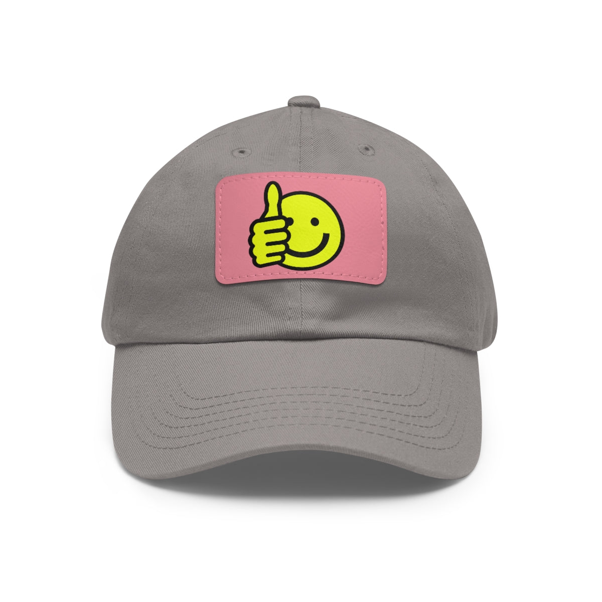 Dad Hat with Leather Patch