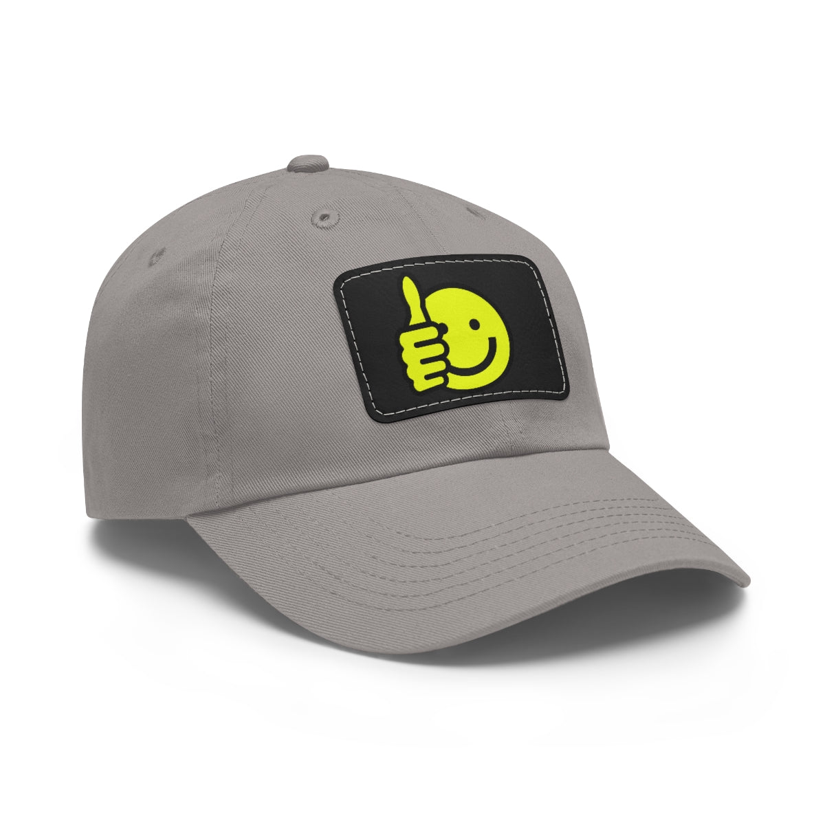 Dad Hat with Leather Patch