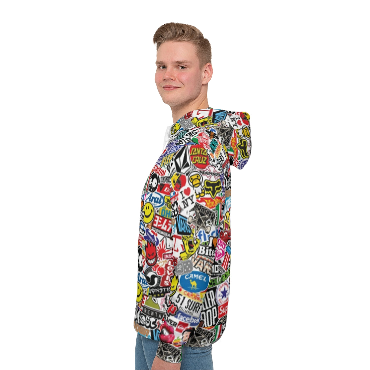 Men's All-Over-Print Hoodie