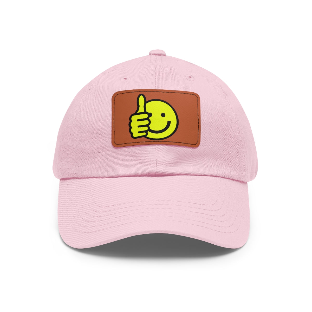 Dad Hat with Leather Patch