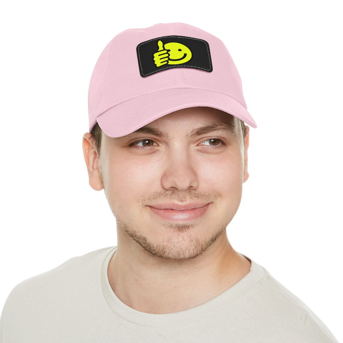 Dad Hat with Leather Patch