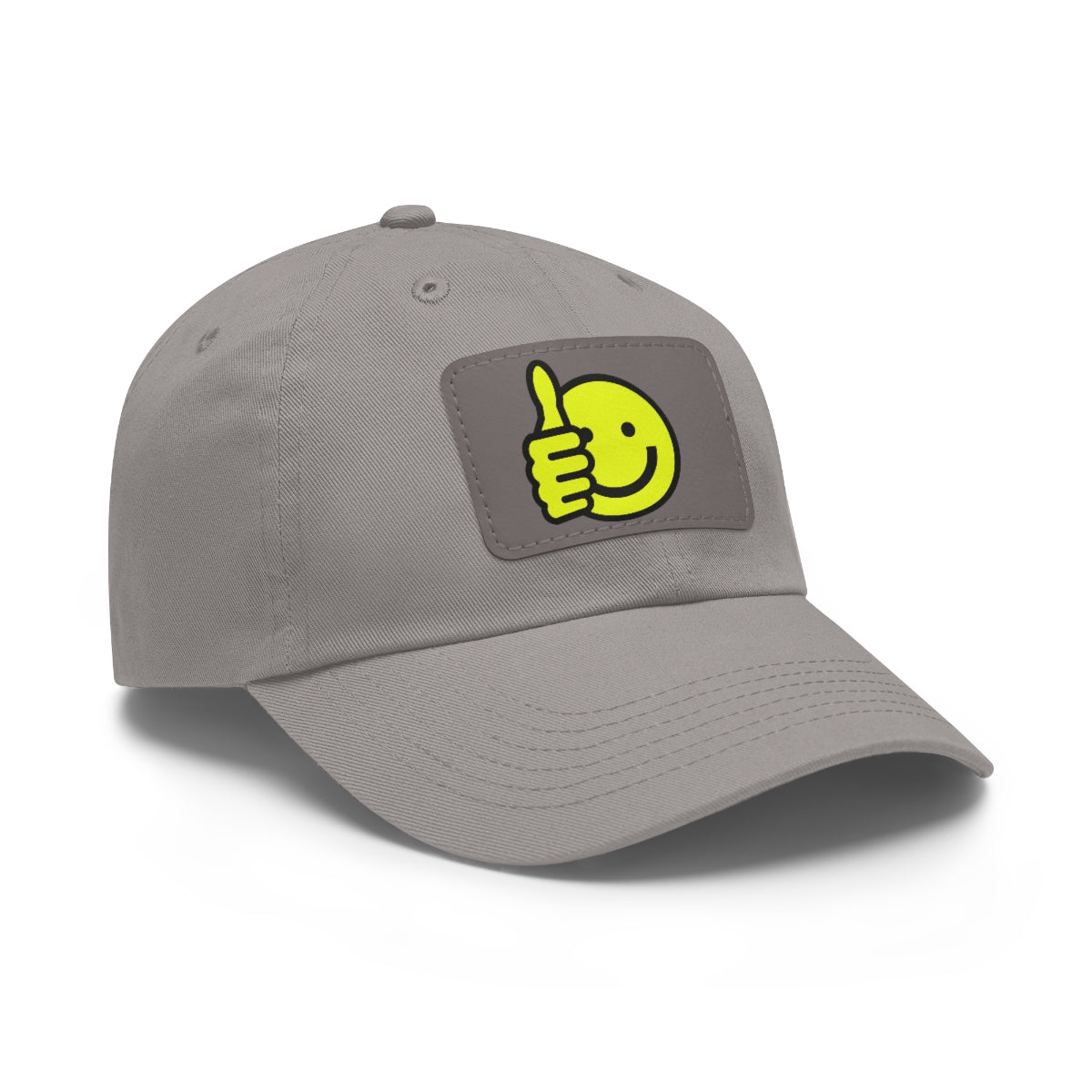 Dad Hat with Leather Patch
