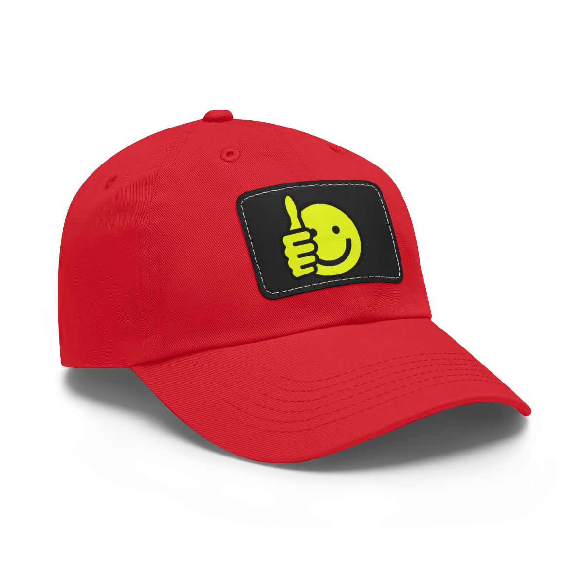 Dad Hat with Leather Patch
