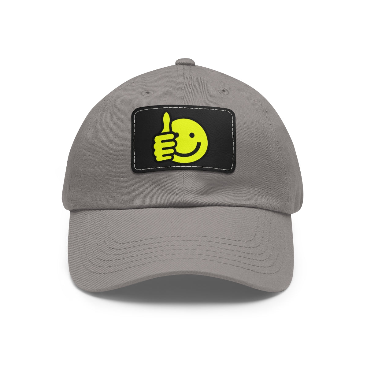 Dad Hat with Leather Patch
