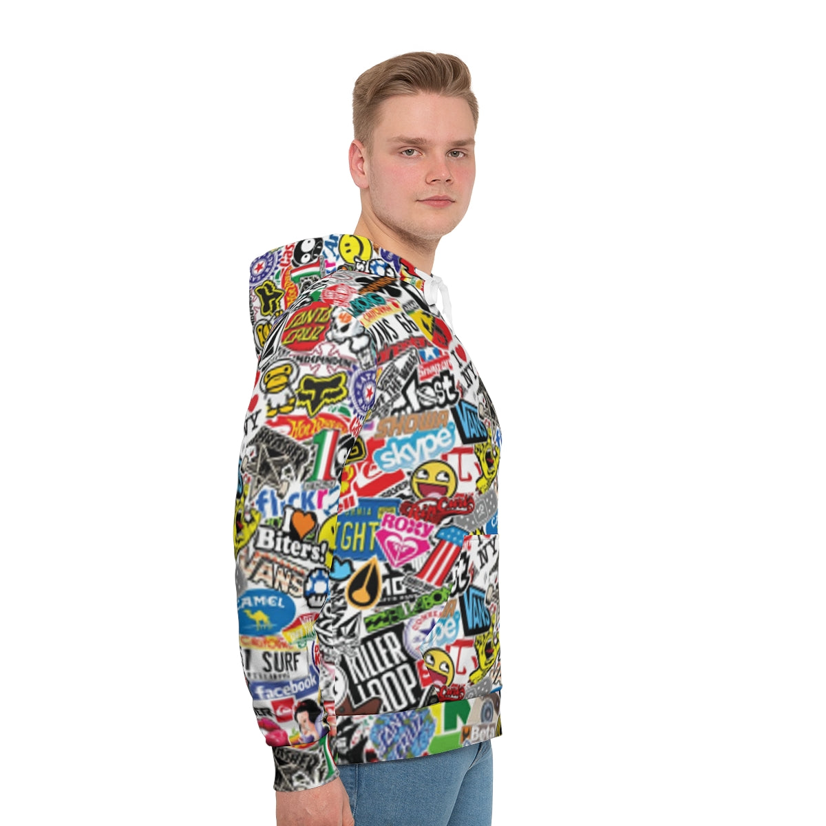 Men's All-Over-Print Hoodie