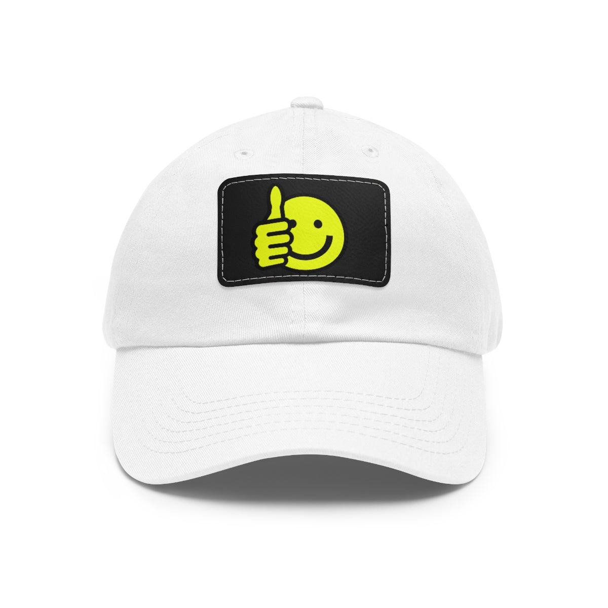 Dad Hat with Leather Patch