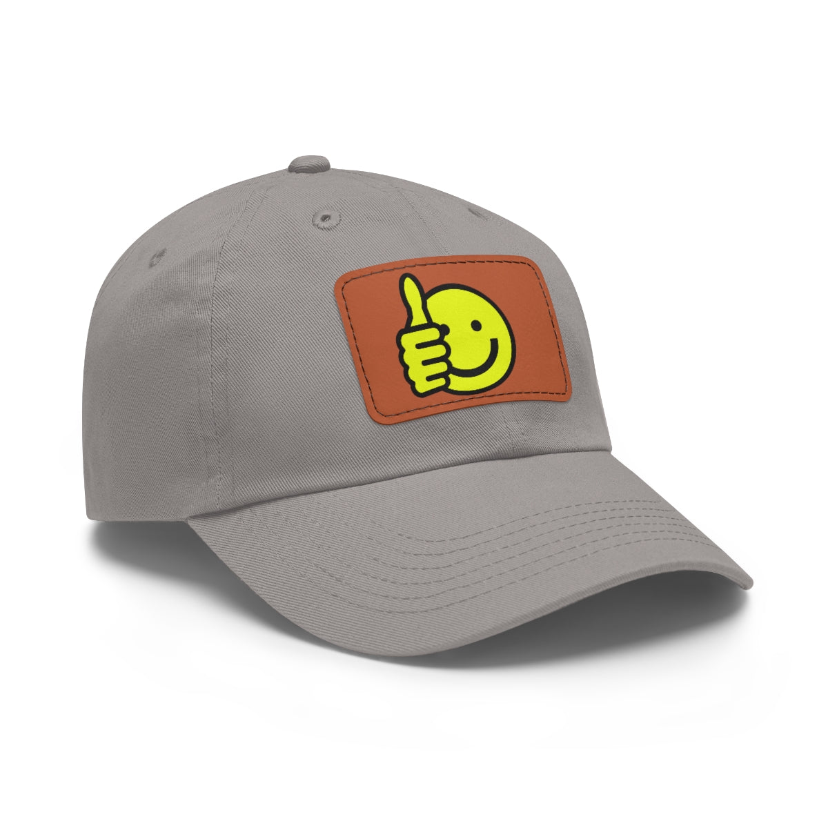 Dad Hat with Leather Patch
