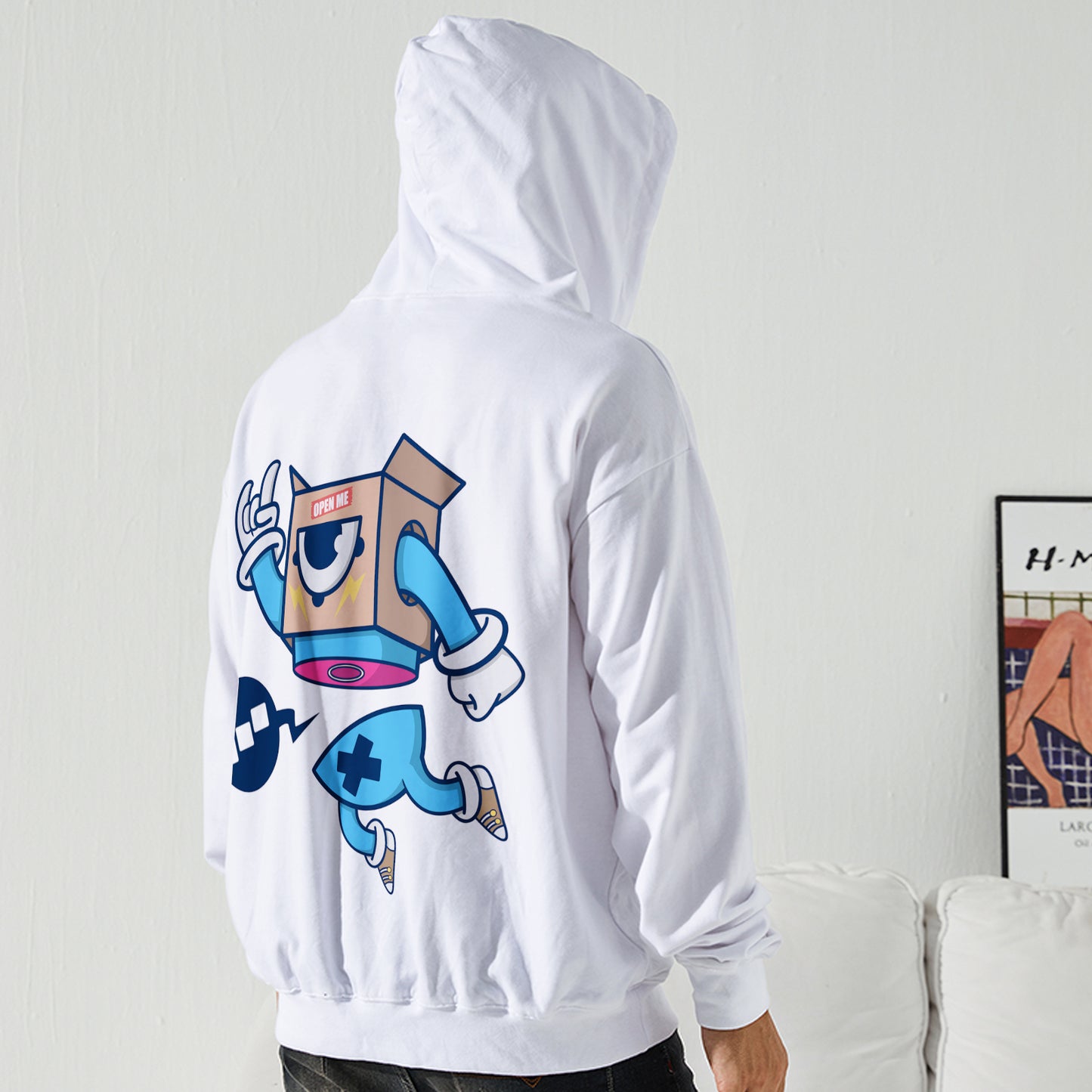 Men's Graphic Print Hoodie